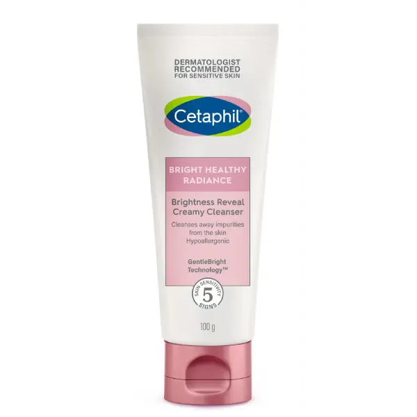 Cetaphil Brightness Reveal Creamy Cleanser | Hypoallergenic & For Sensitive Skin